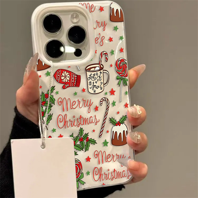 Phone Accessories Kiosk - Cute Festive Christmas Pattern Phone Case