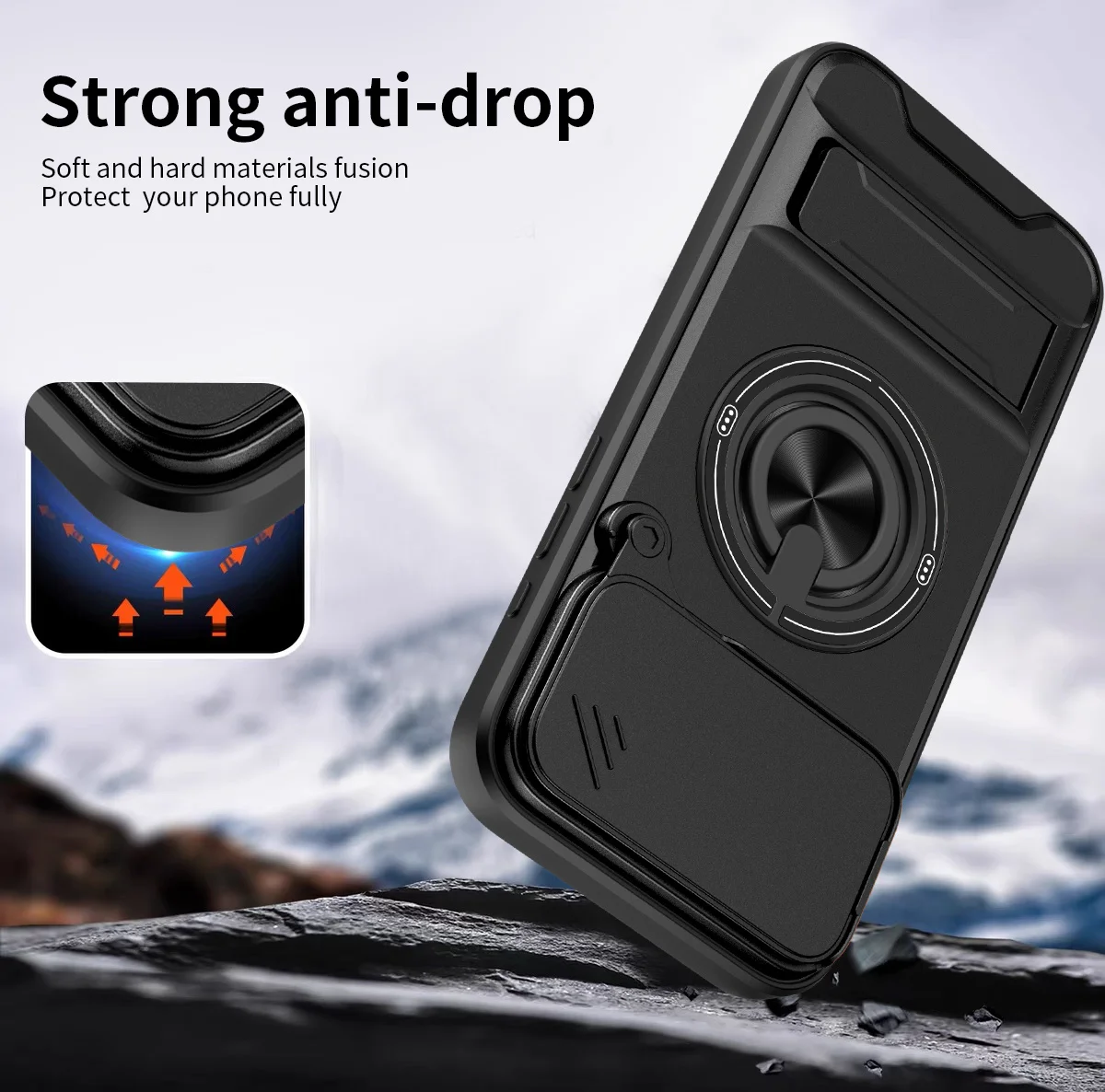 Magnetic Phone Case for IPhone - đánh giá và giá Phone Kickstand Ring