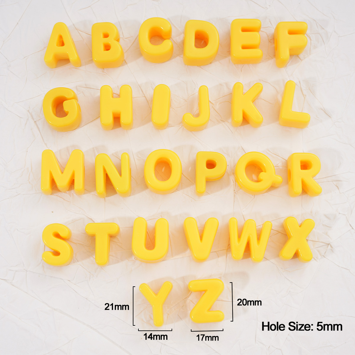 2/20pcs Yellow Acrylic Large H - đánh giá và giá Phone Accessories And Electronics