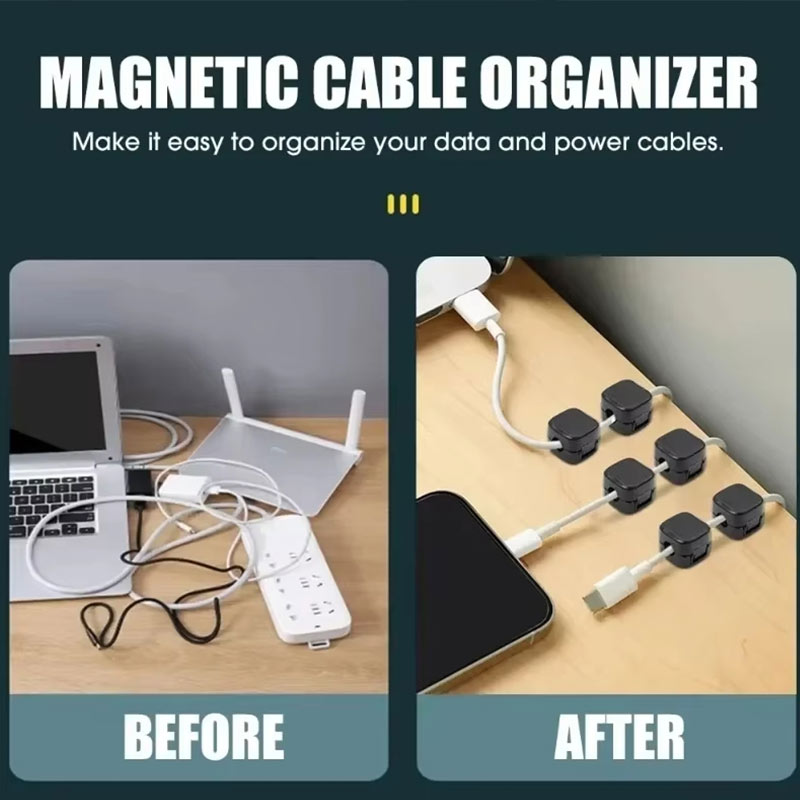 Magnetic Cable Clip Cable Hold - đánh giá và giá Cable Organizer Magnetic