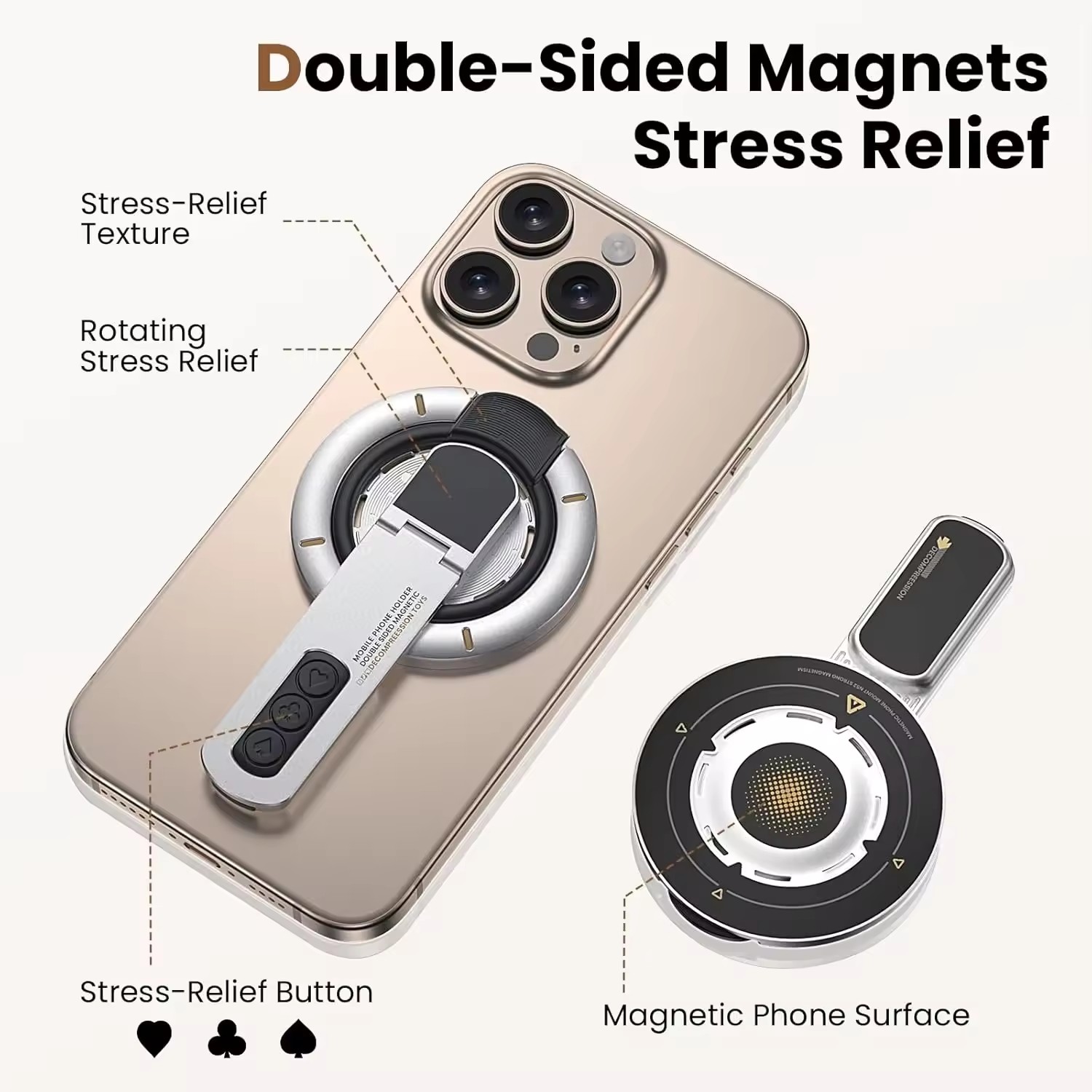Double Sided Magnetic Finger R - đánh giá và giá Phone Accessories And Gadgets