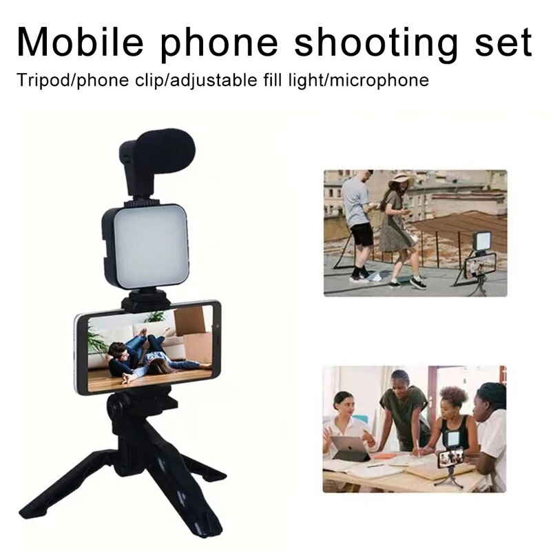 Smartphone Vlogging Kit With T - đánh giá và giá Youtube Phone Accessories