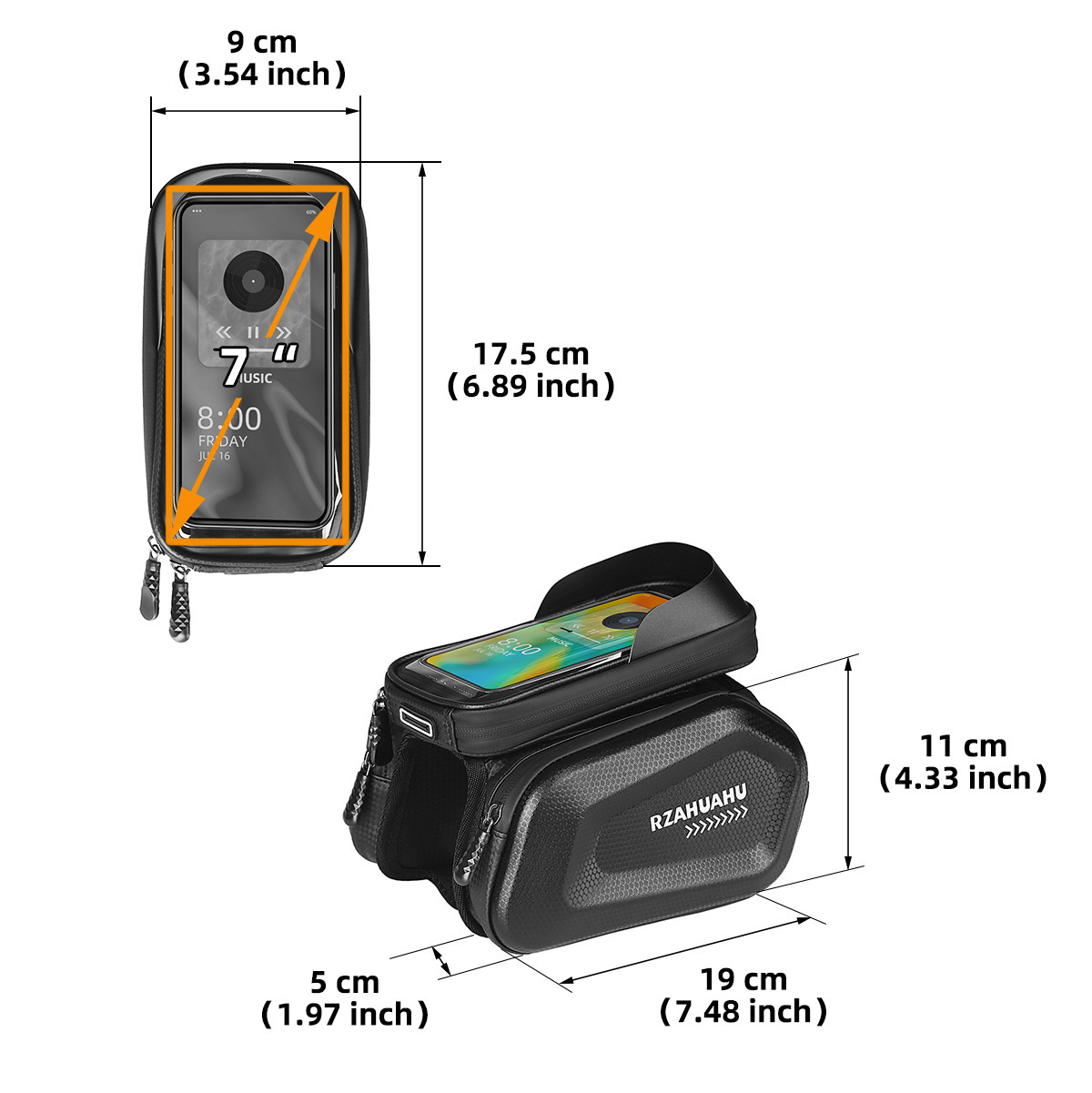 Bicycle Bag with Front Phone H - đánh giá và giá Youtube Phone Accessories