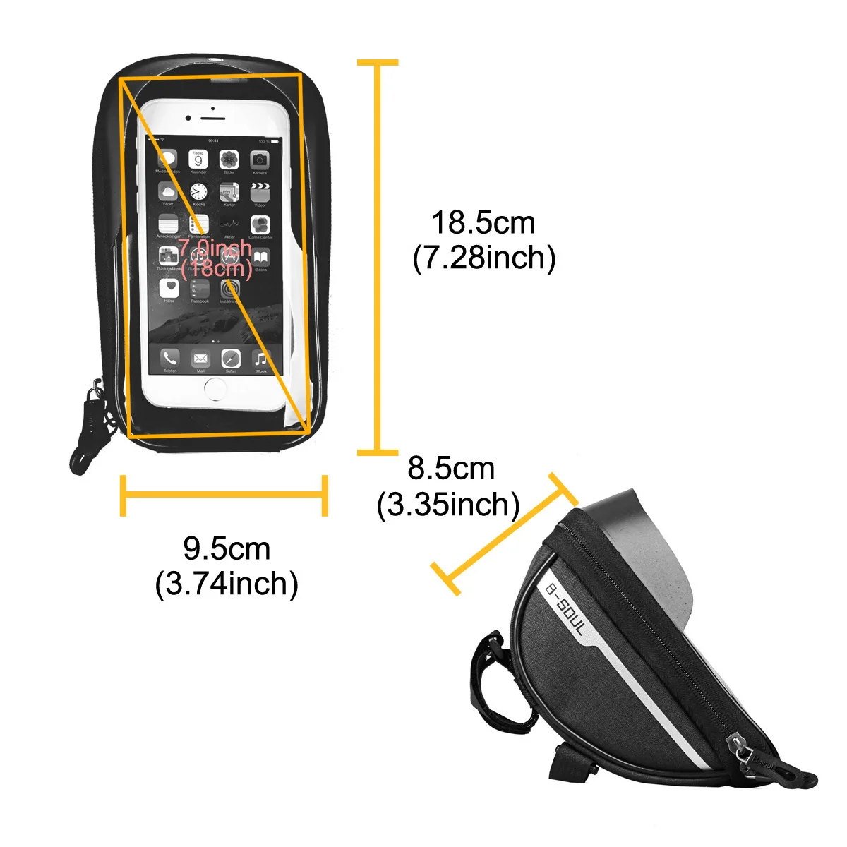 Bicycle Frame Front Top Tube B - đánh giá và giá Youtube Phone Accessories