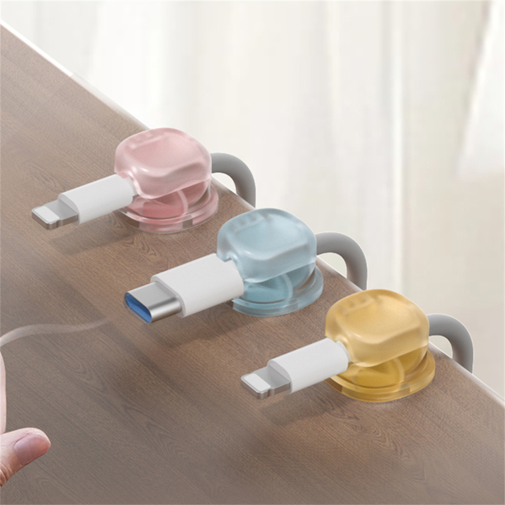 3 Transparent Color Magnetic C - đánh giá và giá Cable Organizer Magnetic