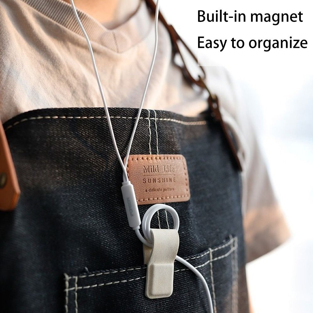 New Leather Earphone Cable Cli - đánh giá và giá Cable Organizer Magnetic