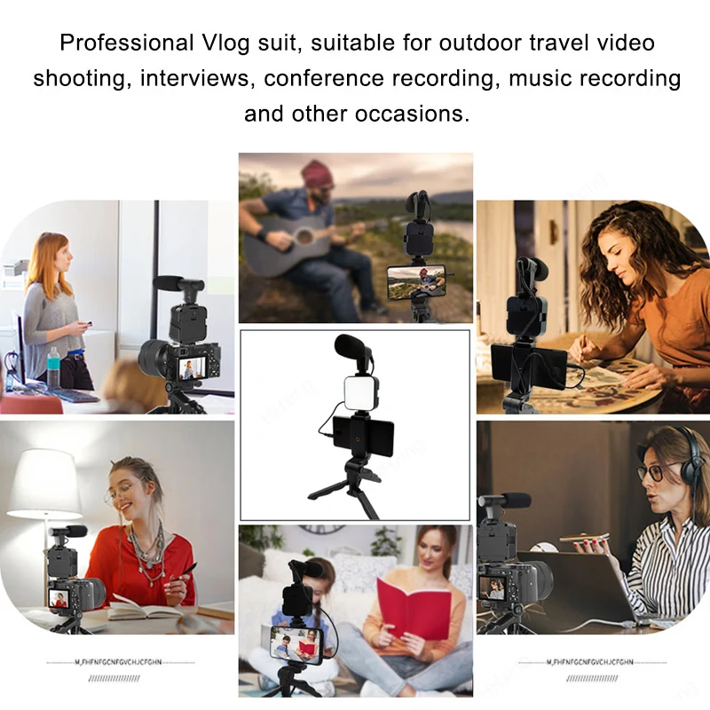 Smartphone Vlogging Kit With T - đánh giá và giá Youtube Phone Accessories