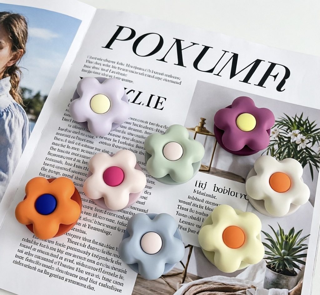 Cute Matte Flower Silicone Pho - đánh giá và giá Phone Accessories And Gadgets