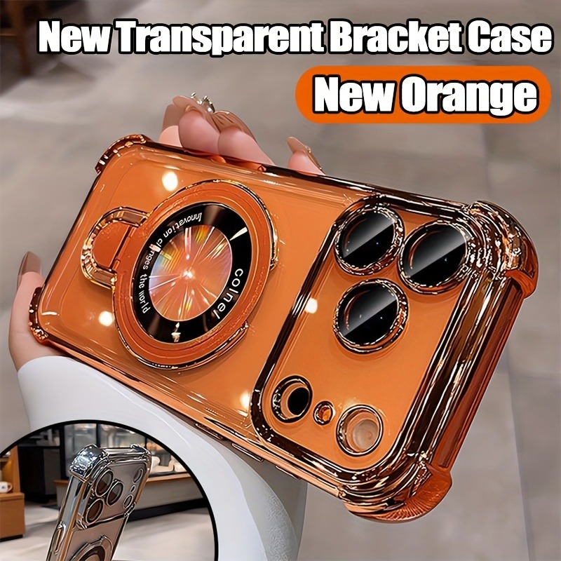 Luxury Clear  Plating Phone Ca - đánh giá và giá Phone Kickstand Ring