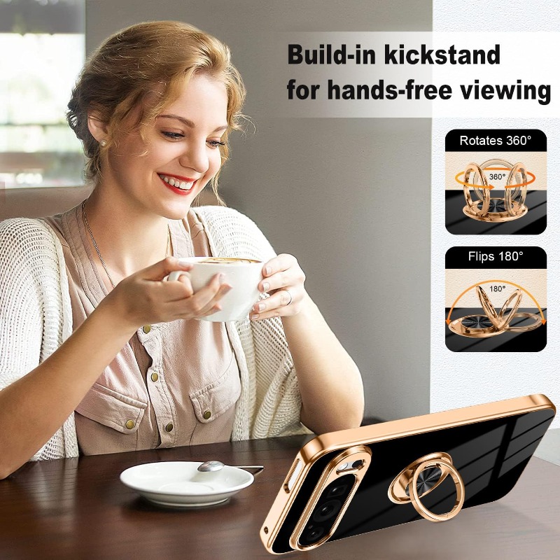 Fashion Slim Soft TPU Gold Pla - đánh giá và giá Phone Kickstand Ring