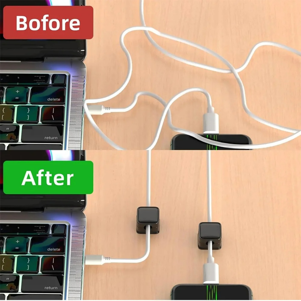 Magnetic Cable Clip Organizer  - đánh giá và giá Cable Organizer Magnetic