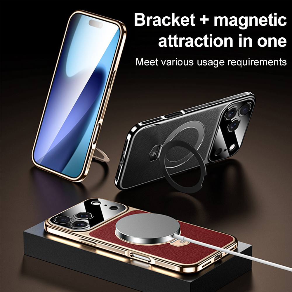 Magnetic Phone Case For Apple  - đánh giá và giá Phone Kickstand Ring