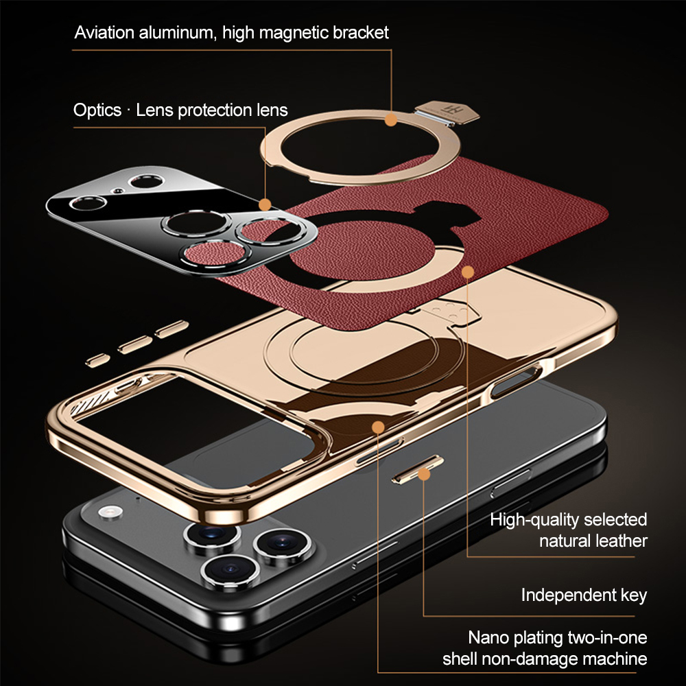 Magnetic Phone Case For Apple  - đánh giá và giá Phone Kickstand Ring