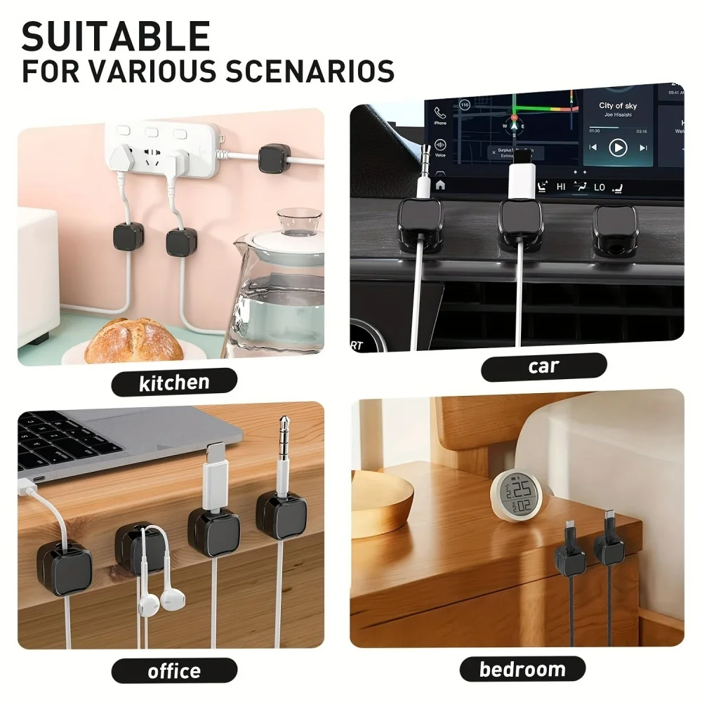 Magnetic Cable Clip Organizer  - đánh giá và giá Cable Organizer Magnetic