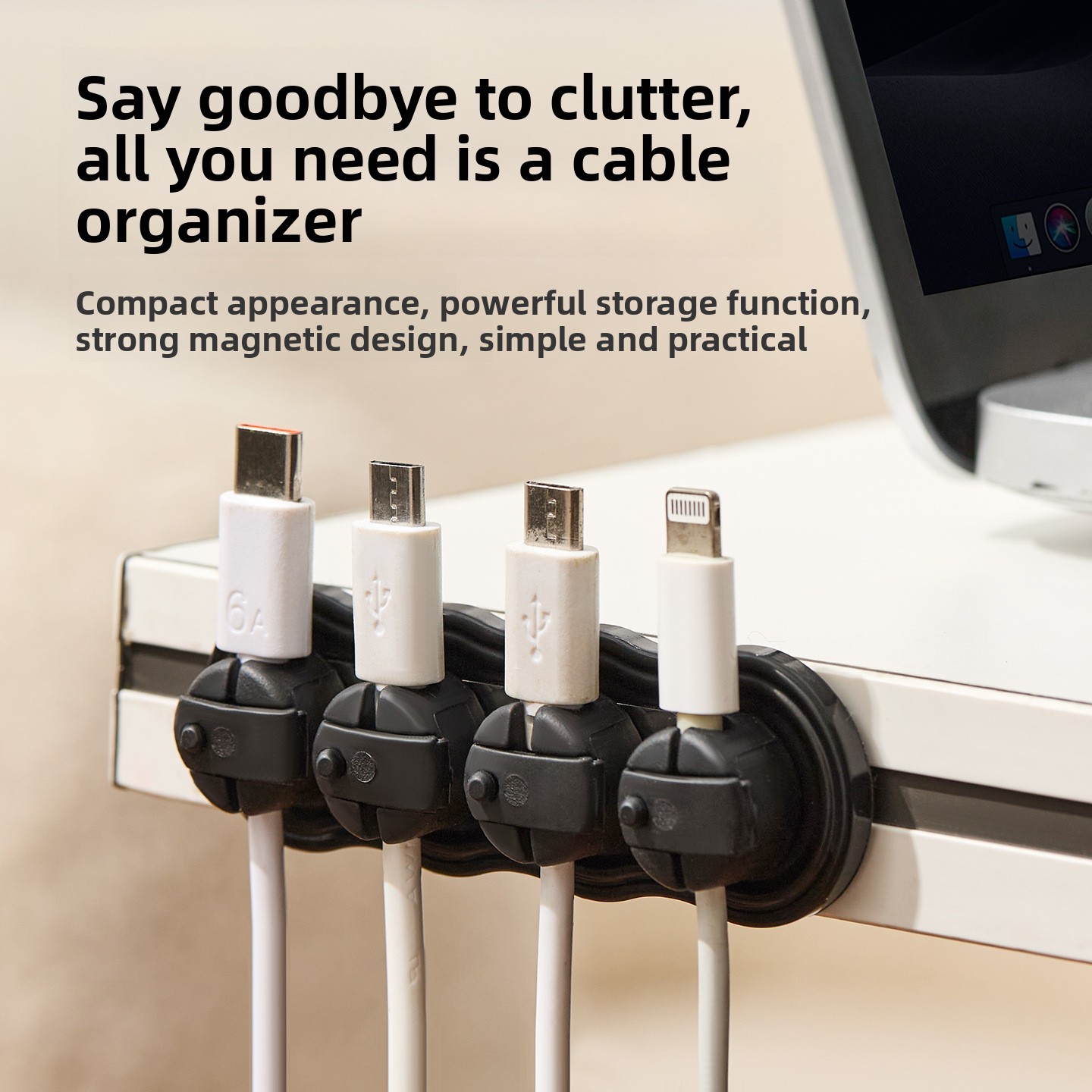 Magnetic Self-adhesive Cable O - đánh giá và giá Cable Organizer Magnetic