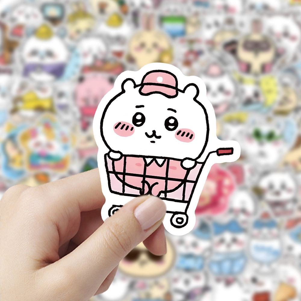 100Pcs Cute Chiikawa Stickers  - đánh giá và giá Phone Accessories For Kids