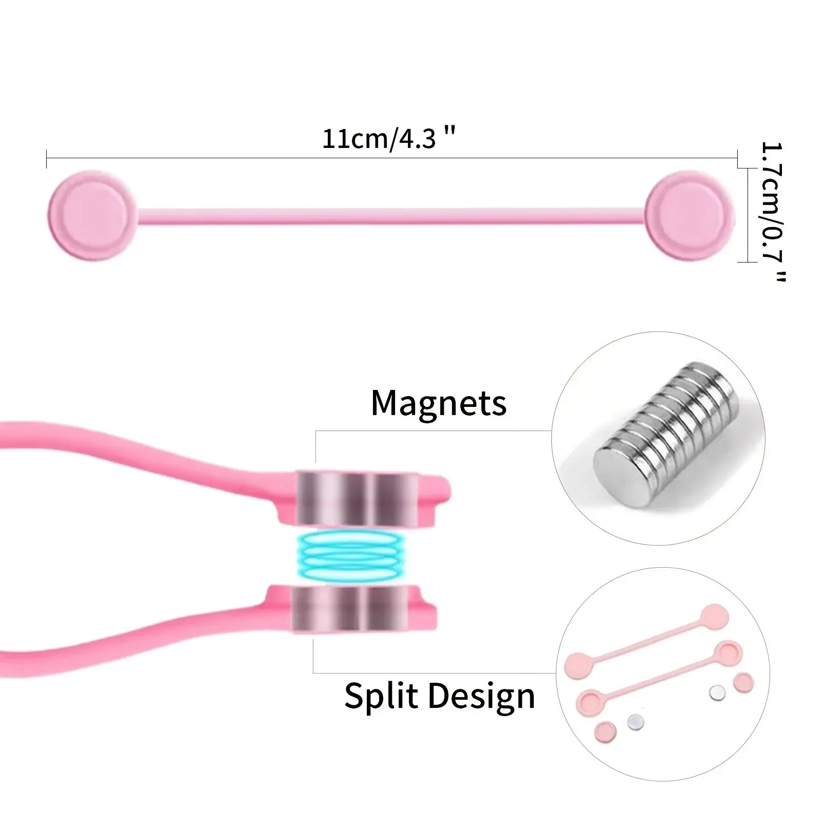 Magnetic Silicone Cable Ties,  - đánh giá và giá Cable Organizer Magnetic