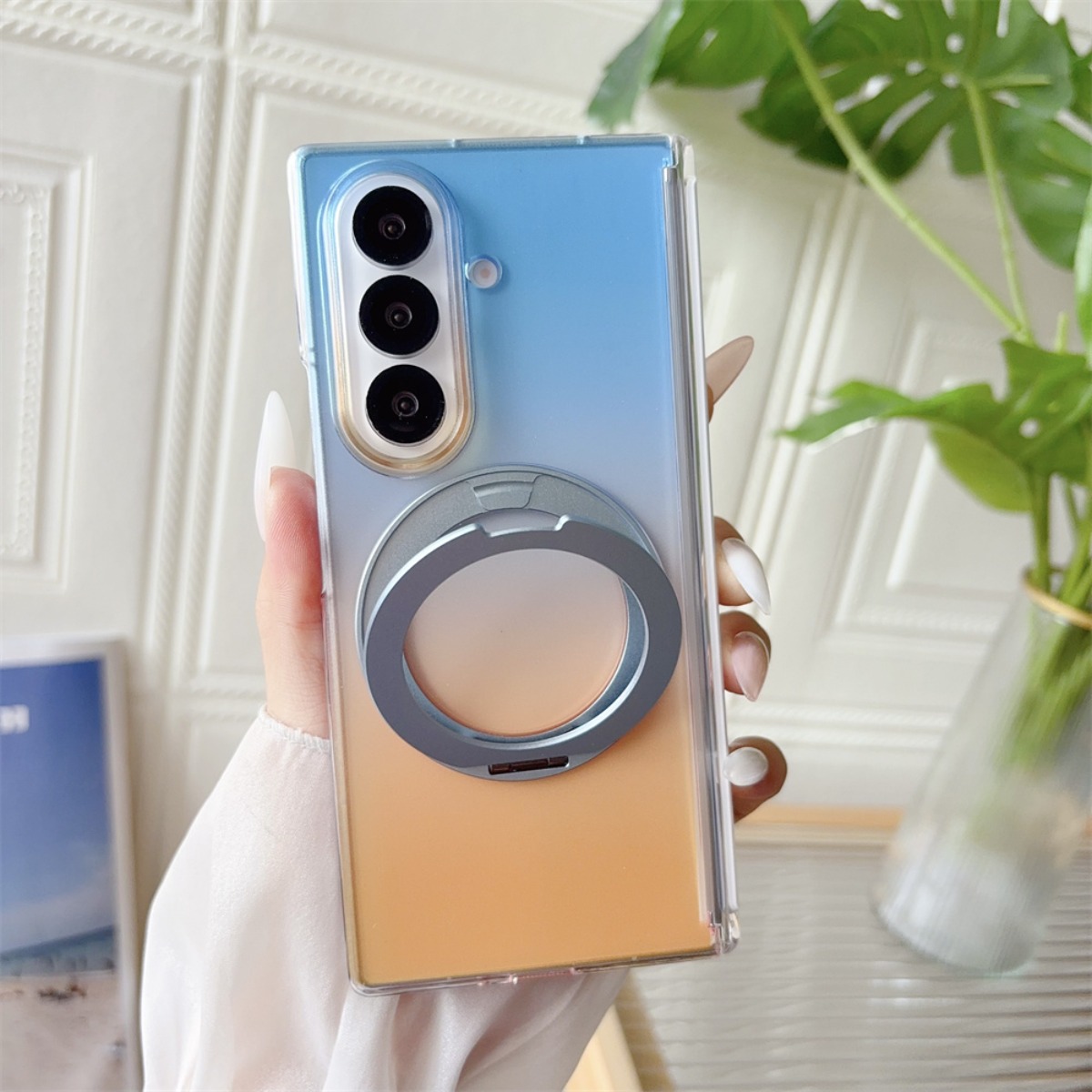 Gradient Transparent Rotate Ri - đánh giá và giá Phone Kickstand Ring