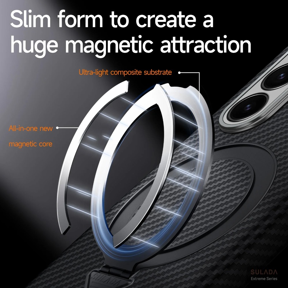 Business Carbon Fibre Magnetic - đánh giá và giá Phone Kickstand Ring