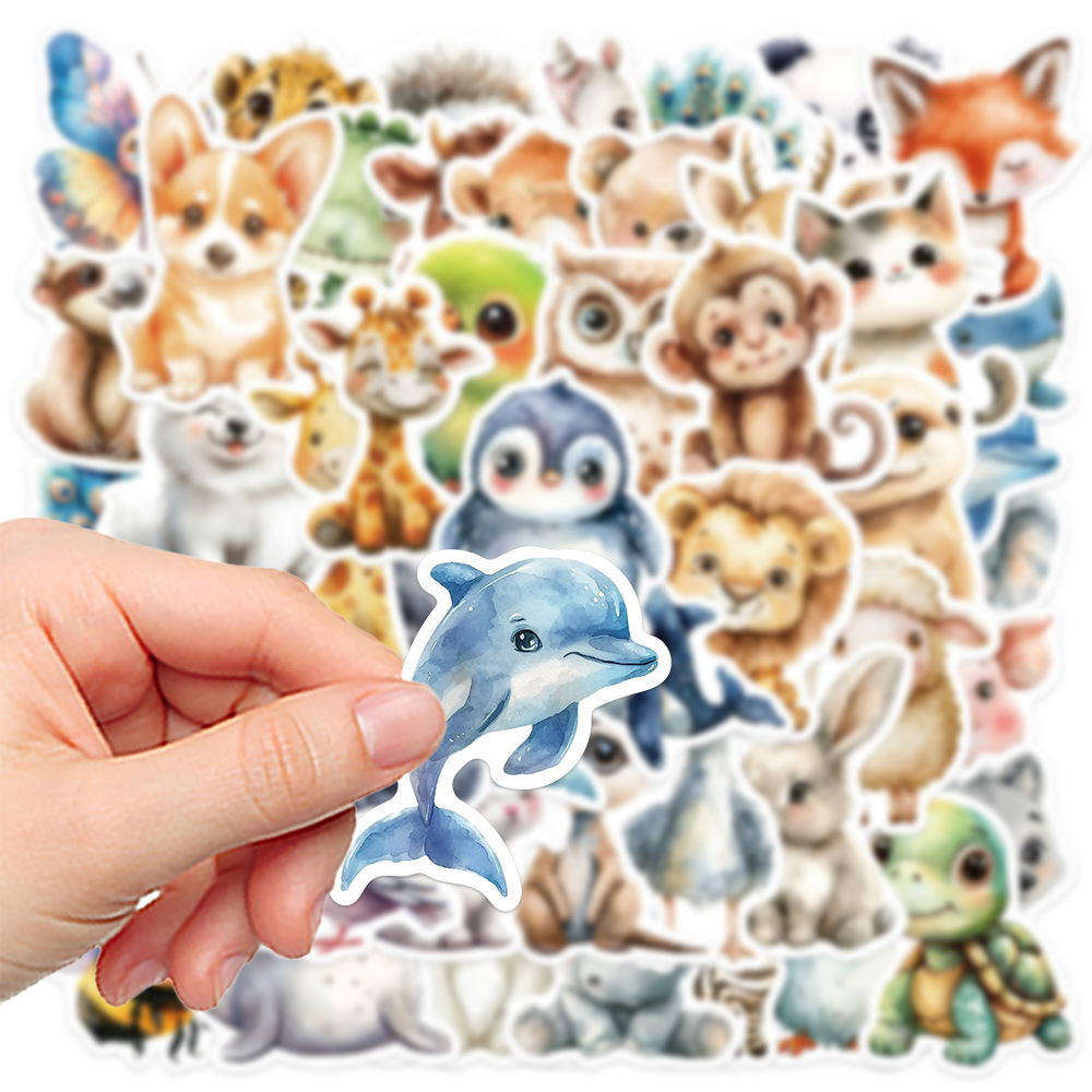 10/30/50pcs Cute Watercolor An - đánh giá và giá Phone Accessories For Kids