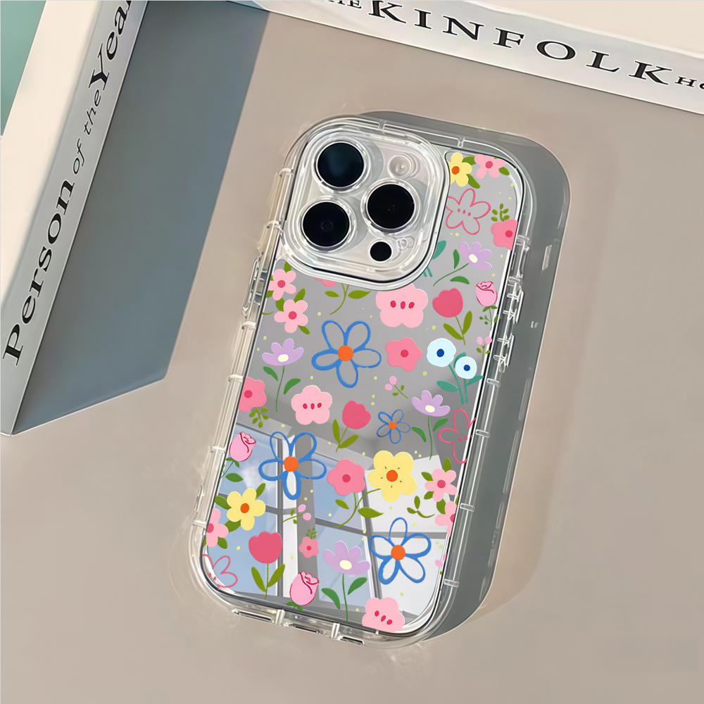 Korean Ins Style Floral Silver - đánh giá và giá Phone Accessories Kiosk