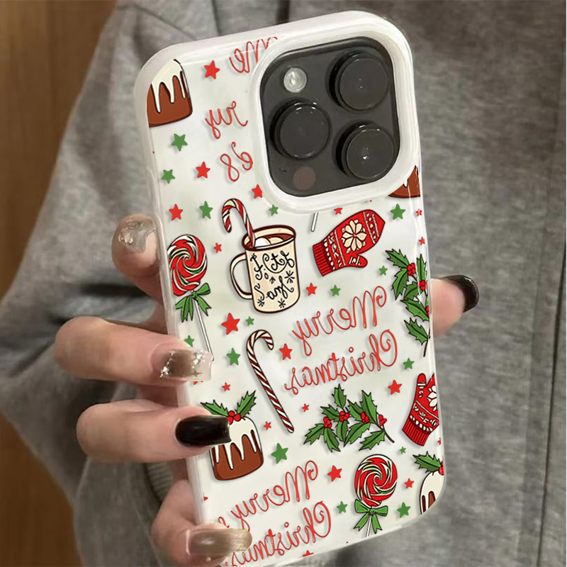 Cute Festive Christmas Pattern - đánh giá và giá Phone Accessories Kiosk