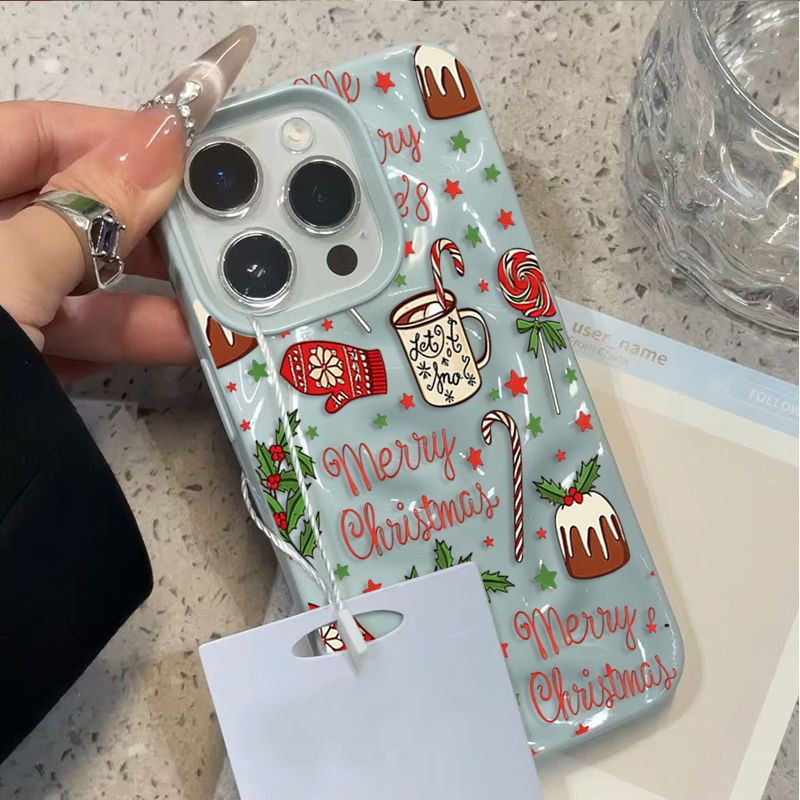 Cute Festive Christmas Pattern - đánh giá và giá Phone Accessories Kiosk