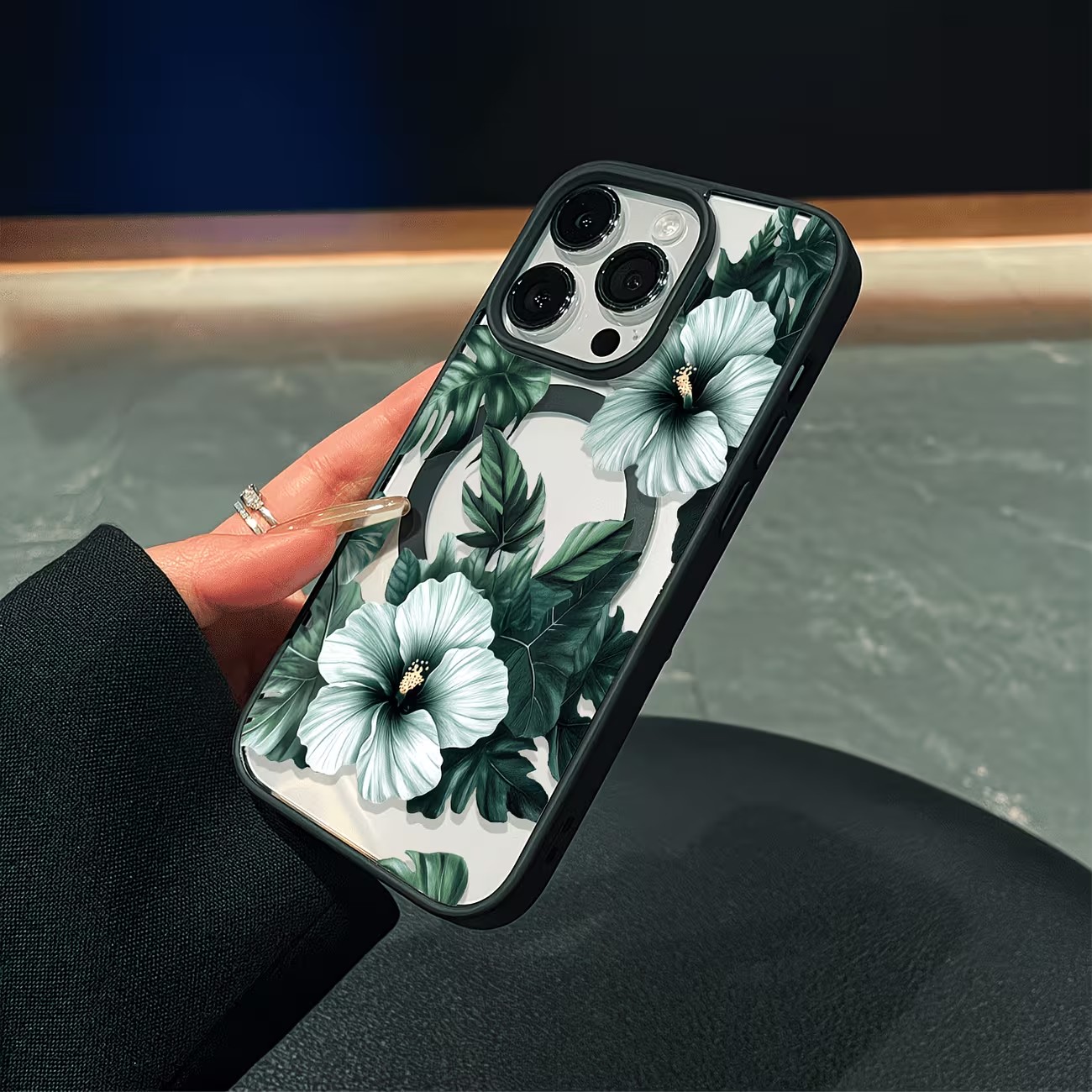 Green Floral Print Phone Case  - đánh giá và giá Phone Accessories Kiosk