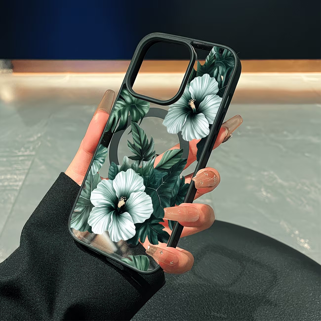 Green Floral Print Phone Case  - đánh giá và giá Phone Accessories Kiosk